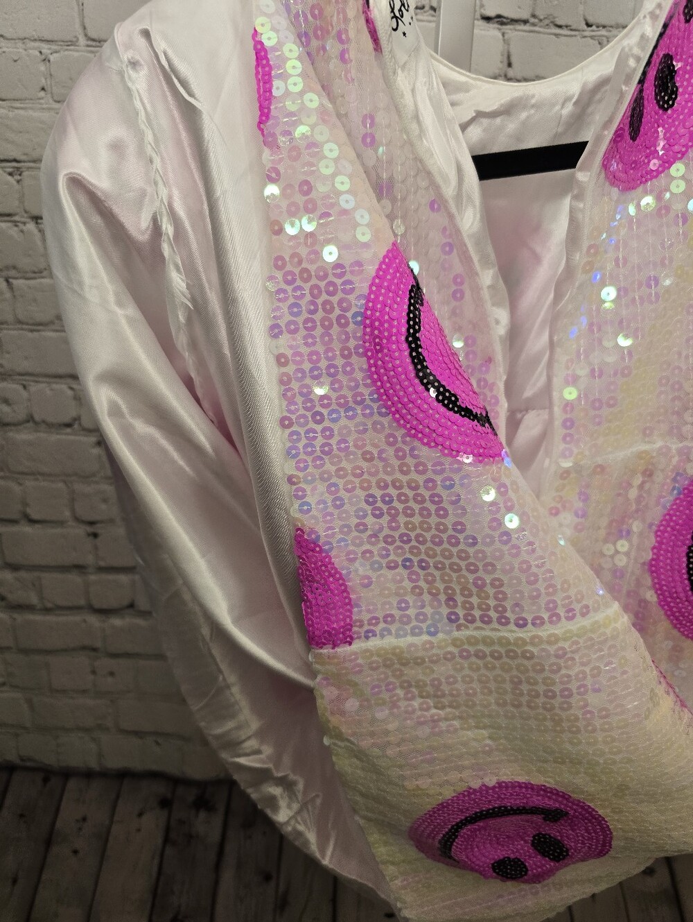 Lola + The Boys - Girls Pinkie Happy Emoji Dress - Picture 7 of 8